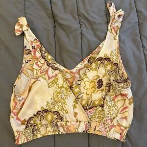 Free People Floral Print Tank